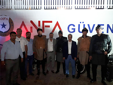 7. Büyük Ankara Festival Alanında ANFA Güvenlik Görevlisi Üyelerimize ziyaret